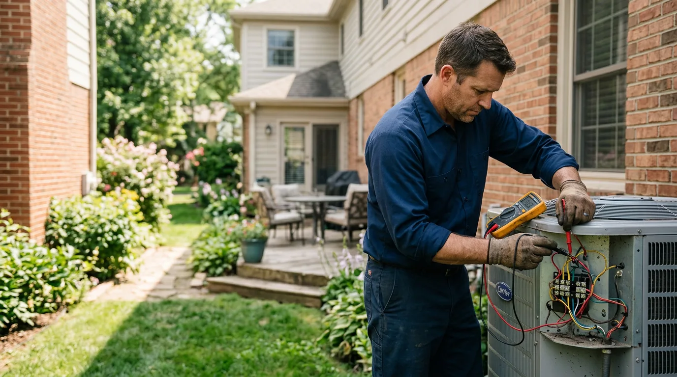 HVAC technician working near Williamstown, MO
